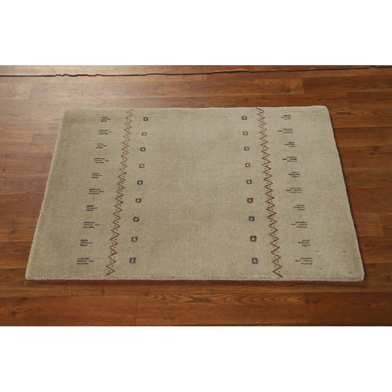 Handmade Gabbeh Indian Accent Rug 2x3