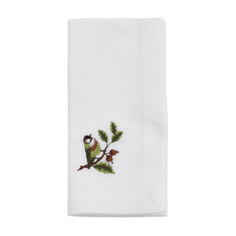 Worsham Collection Polyester Animals/Nature Square Napkin