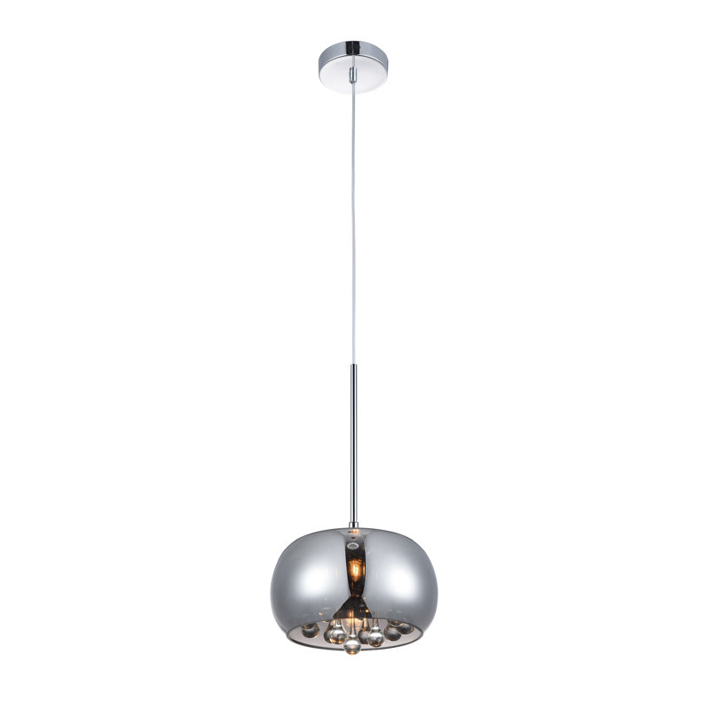 1 - Light Chrome Drum Pendant