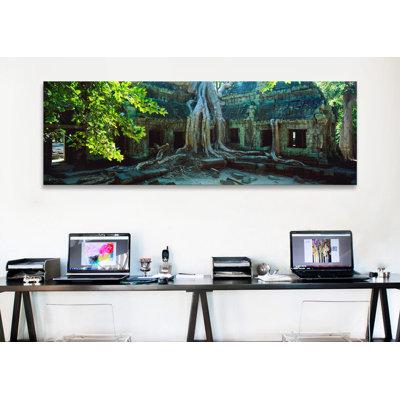 " Wat Temple Complex Of Ta-Prohm Cambodia " by Panoramic Images