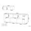 Teina 3 Seater Corduroy Sofa