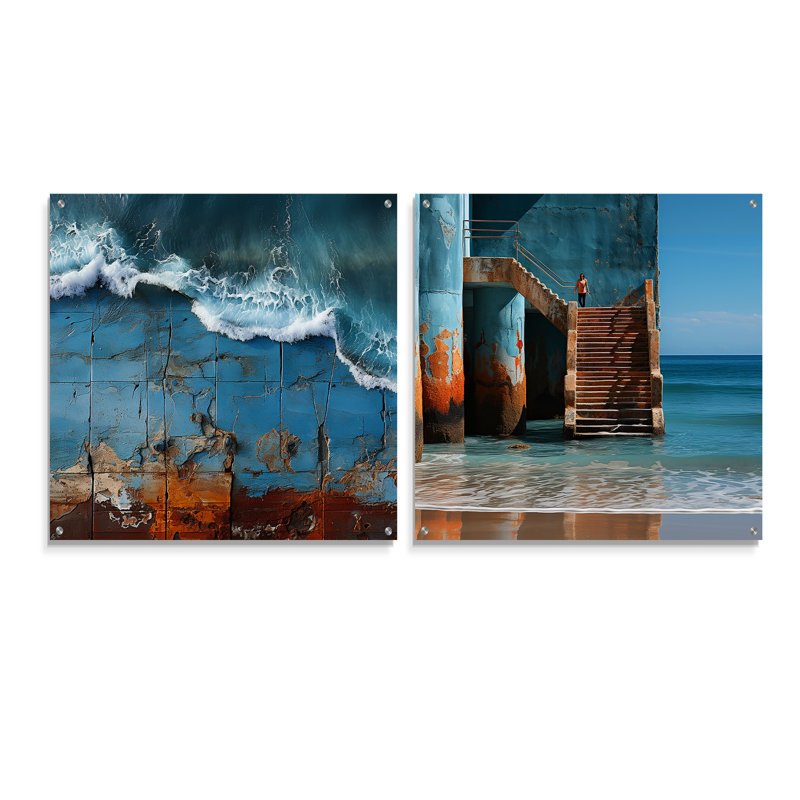 Beach Pier Urban Waterscapes - Ocean, H 16 po x l 33 po