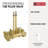 Trinsic® Bathroom Floor Mount Tub Rough-In Valve Filler with Stops