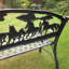 100% Cast Iron Bench with Countryside Theme
