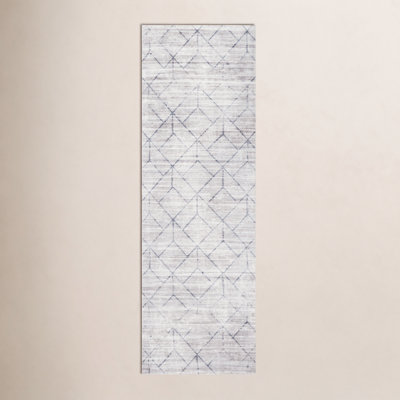 Machine Washable Geometric Rug