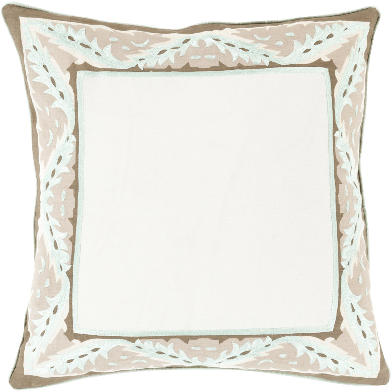Throw Pillow, Mint, 18" x 18", No Fill