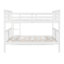 Lit superposé double au-dessus de double avec tiroirs et échelle pour chambre à coucher-489009835