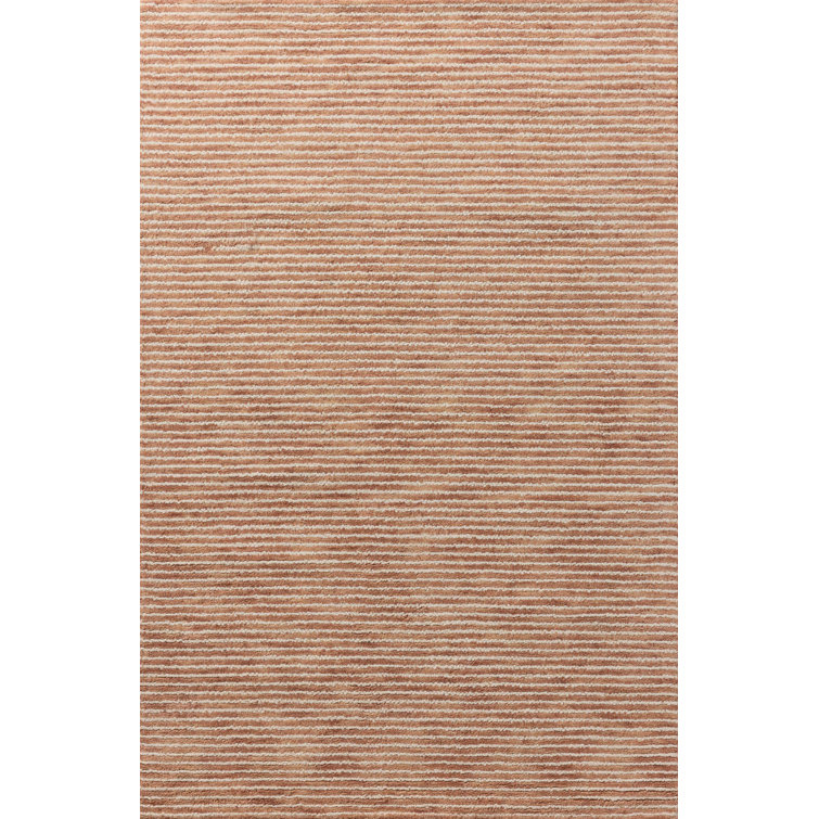Striped Hand-Tufted Wool Area Rug