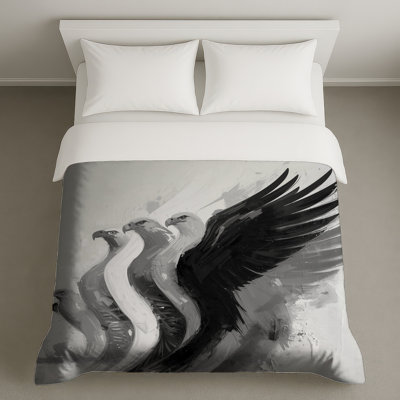 Housses de couette monochromes Eagles Illustration
