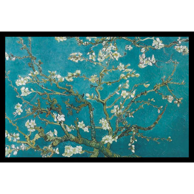 " Almond Blossom Branches In Bloom " by Vincent Van Gogh Painting Print