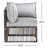 Adeley Wicker Outdoor Lounge Chair