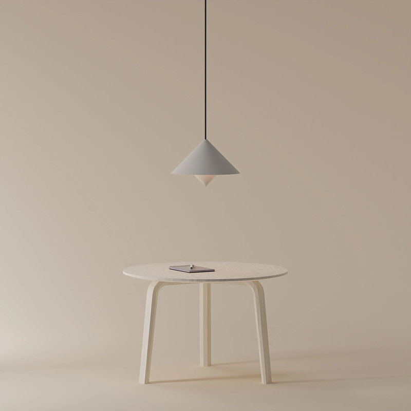 Jai Pendant Light, Black, Stone, 11'' H x 9.84'' W x 9.84'' D