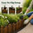0.65ft * 2ft Natural Black Bamboo Border Edging