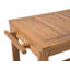 Crayton 6 - Person Acacia Solid Wood Patio Dining Set Rectangular Table with Cushions Included