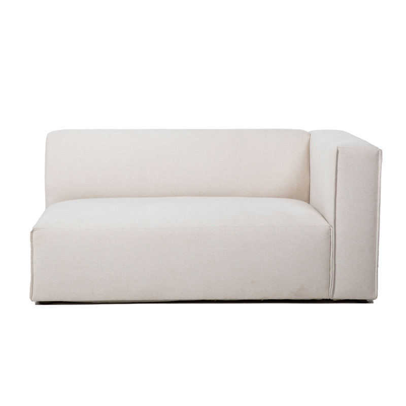 Canapé modulaire rembourré 66 po Premium, Accoudoir à droite (vu de face)