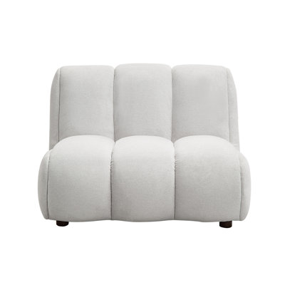 Chaise en lin blanc ivoire Manilla