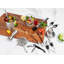 Ensemble de bar 14 pièces en acier inoxydable avec support en bois Mixology