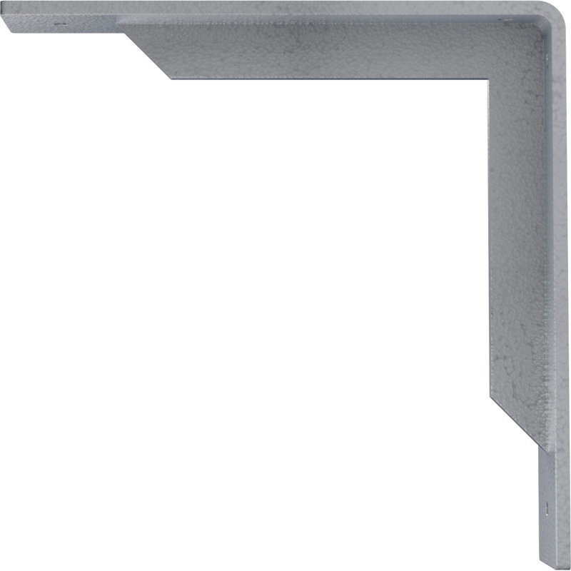 Support en acier martelé bleu clair l 2 po x P 10 po x H 10 po, H 10 po x l 2 po x P 10 po, Bleu clair martelé