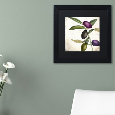 «Jadaya Olive Branch II» par Color Bakery, reproduction d'art encadrée