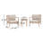 Amina 3 - Piece Outdoor Chat Set