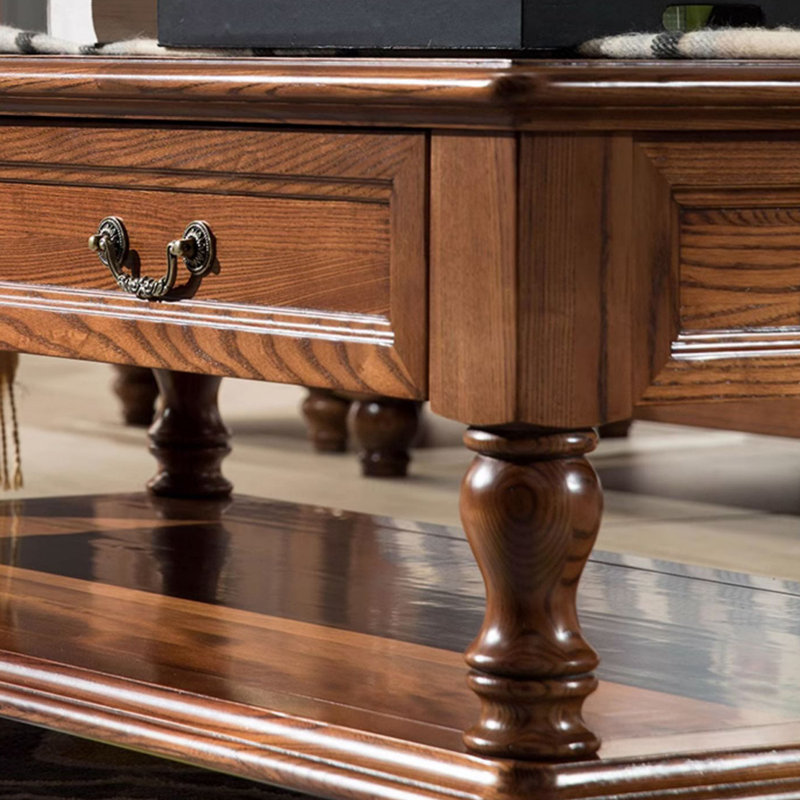 American ash end table