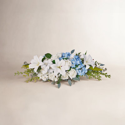 Wedding Arch Flowers 36In Artificial Floral Arch Swag - Full Wedding Backdrop Flowers For Ceremony Aisle Reception, Reusable Faux Wedding Decorations For Outdoor Indoor