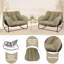 Chaise berçante d'extérieur en fer Luisang-636850007