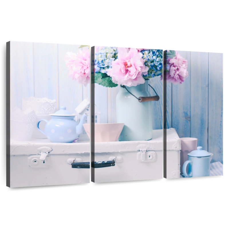Fleurs de thé Harnek, H 20 po x l 33 po