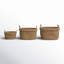 Charton Seagrass 3 Piece Oval Baskets w/ Cuff Set