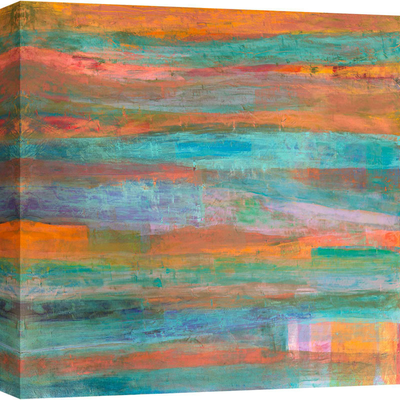 Abstract Painting: Harmony Of Light - Wrapped Canvas Print, 70cm H x 70cm W