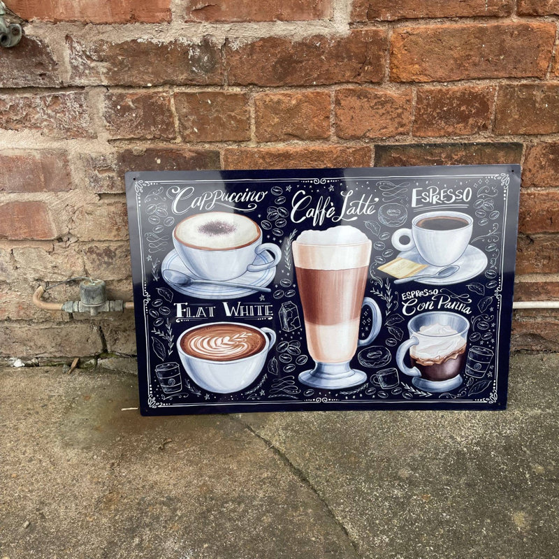 Handmade Food & Beverage Wall Decor on Metal