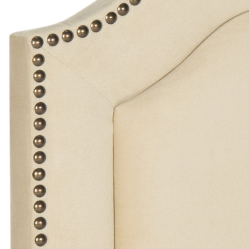 Upholstered Headboard, Velvet Buckwheat, Twin