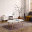 Table basse en forme d'arc