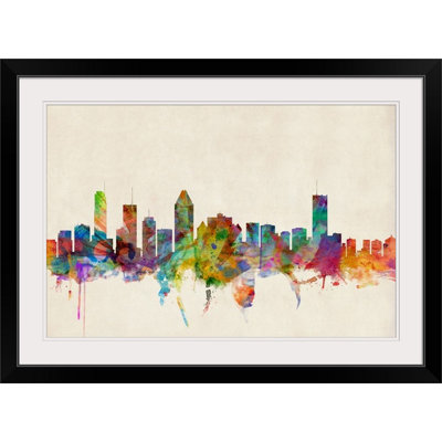 «Montreal Canada Skyline» par Francy, impression