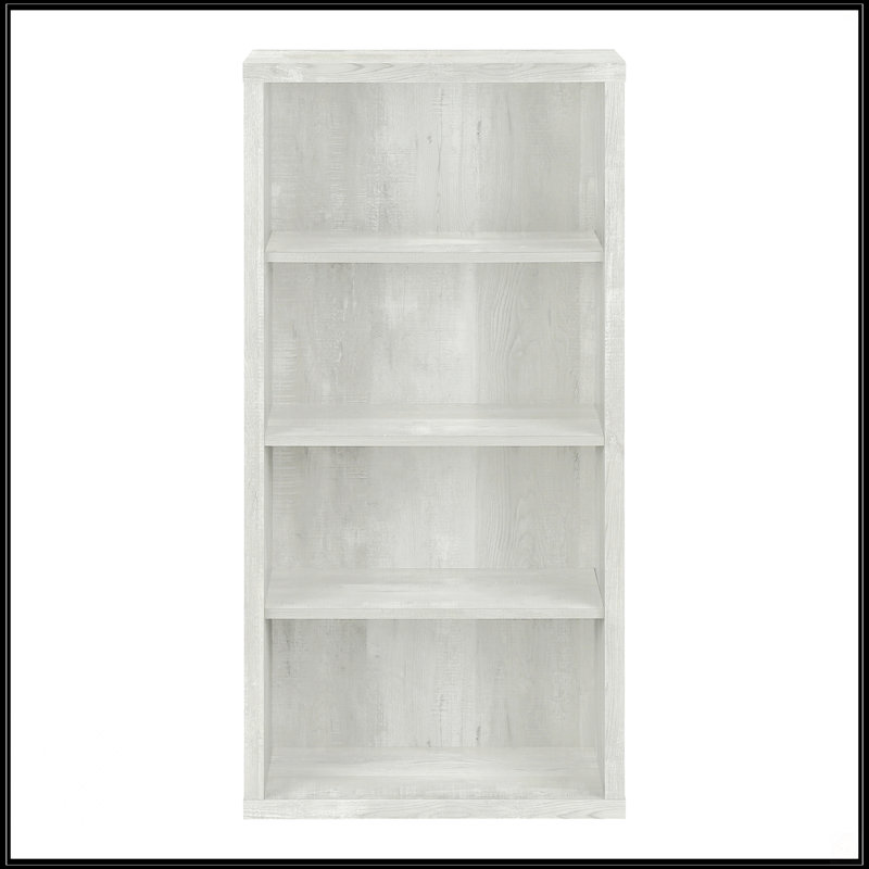 Bookshelf, Gray, (4 Shelves) 47.5"H x 23.75"W x 11.75"D