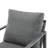 Gray Aluminum Lounge Chair With Sleek Rope Accents And Comfortable Cushions, Perfect For Modern Outdoor And Indoor Spaces-1669344534