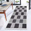Modern Non-Slip Area Rugs – Anthracite Cream – Living Room, Hallway Runner, Kitchen & Door Mat – Multiple Sizes-2085785003