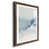 Papier, cadre noyer