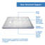 Flex 60" W x 30" D x 78" H Semi-Frameless Square Tub Enclosure with Fixed Panel and Base Included-84327428