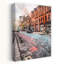 «Gritty City Street», art contemporain abstrait architecture d'automne-129152309