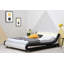 Arine Upholstered Velvet Sleigh Bed with Mattress-338064441-338064442-347385675