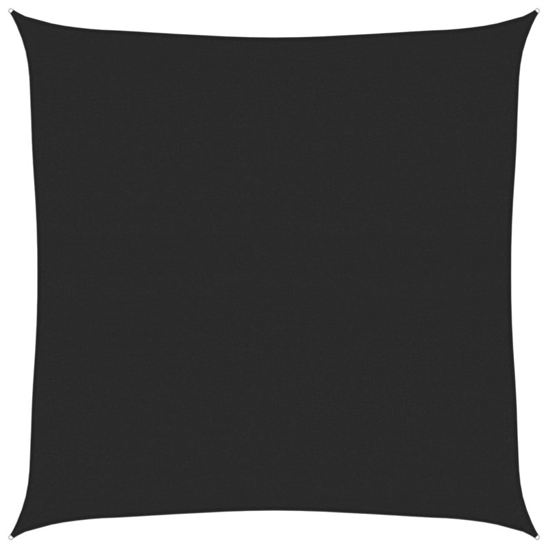 Pesotum 5m x 5m Square Shade Sail, Black