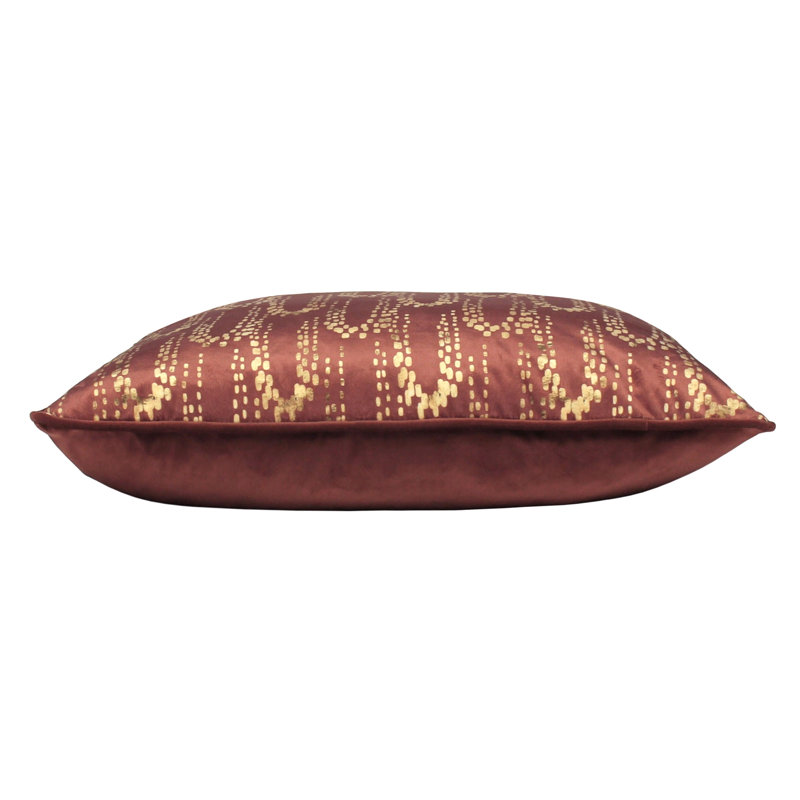Geometric Square Throw Cushion, Sienna