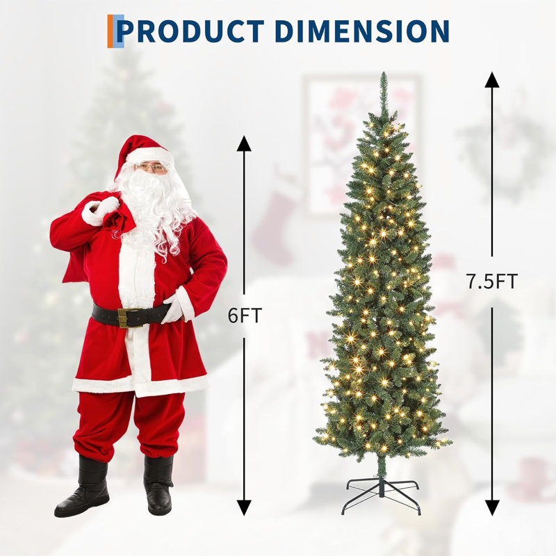 Christmas Tree, 229cm x 78cm