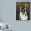 « american akita », reproduction de peinture à l’acrylique sur toile tendue-33536392