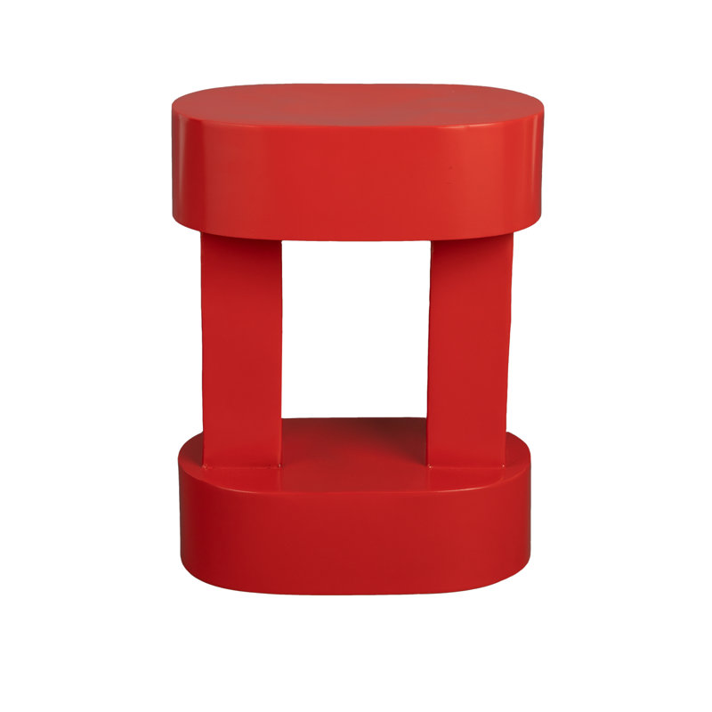 Table de bout en fer Magenta