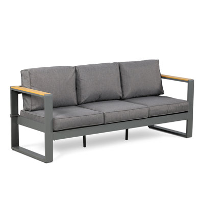 Billy-George 3 Seater Aluminum Sofa