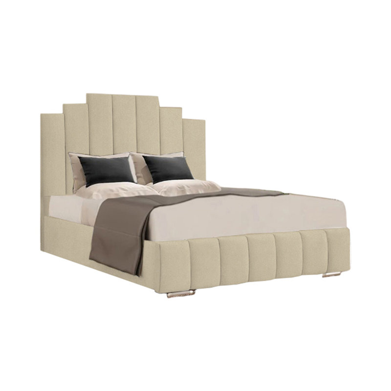 Chazlynn Upholstered Bed, Coffee, Double (4'6)