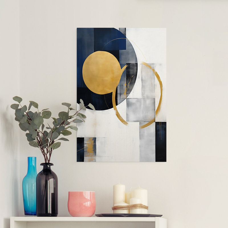 Série ABSTRACT DLII - Impression sur toile seulement - NON CADRE, H 60 po x l 40 po