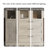 Versatile Storage Cabinet With 3 Tempered Glass Doors
